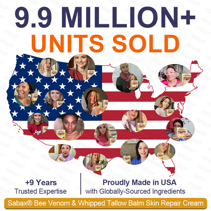 🇺🇸𝑶𝒇𝒇𝒊𝒄𝒊𝒂𝒍 𝑺𝒕𝒐𝒓𝒆|𝑺𝒂𝒃𝒂𝒙® 𝐁𝐞𝐞 𝐕𝐞𝐧𝐨𝐦 & 𝐖𝐡𝐢𝐩𝐩𝐞𝐝 𝐓𝐚𝐥𝐥𝐨𝐰 𝐁𝐚𝐥𝐦 Skin Repair Cream (𝐉𝐮𝐬𝐭 𝐨𝐧𝐜𝐞 𝐚 𝐝𝐚𝐲, 𝐯𝐢𝐬𝐢𝐛𝐥𝐞 𝐜𝐡𝐚𝐧𝐠𝐞𝐬 𝐢𝐧 𝟕 𝐝𝐚𝐲𝐬） ✅ Targets Age Spots, Wrinkles, Eczema, Redness, Stretch Marks, and Even Joint Issues.