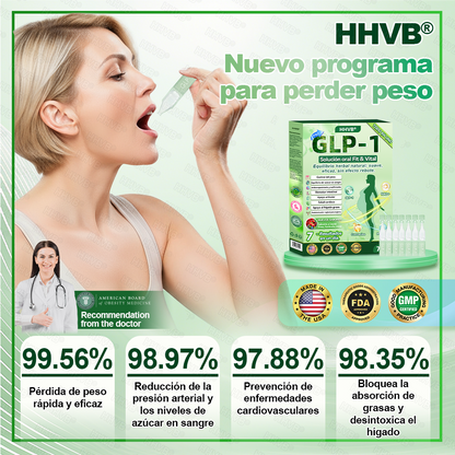 Tienda oficial | HHVB® NAD+ GLP-1 Pro ALL-IN-ONE Fit & Vital Oral Liquid (Solo una vez al día, resultados visibles en 7 días) ✅ Para obesidad, salud del corazón, diabetes, apnea del sueño, salud intestinal, articulaciones y más.