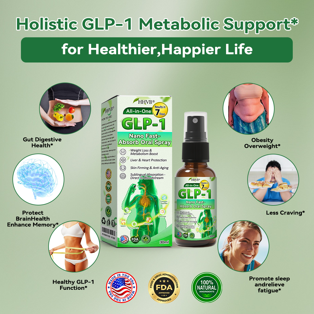 𝑶𝒇𝒇𝒊𝒄𝒊𝒂𝒍 𝑺𝒕𝒐𝒓𝒆 | 𝐇𝐇𝖵𝘽® 𝐺𝐿𝑃-𝟏  All-𝒊𝒏-𝑶𝒏𝒆 Nano Fast-Absorb Oral Spray  (𝐉𝐮𝐬𝐭 𝐨𝐧𝐜𝐞 𝐚 𝐝𝐚𝐲, 𝐯𝐢𝐬𝐢𝐛𝐥𝐞 𝐜𝐡𝐚𝐧𝐠𝐞𝐬 𝐢𝐧 𝟕 𝐝𝐚𝐲𝐬） ✅ 𝐅𝐨𝐫 𝐨𝐛𝐞𝐬𝐢𝐭𝐲, 𝐜𝐚𝐫𝐝𝐢𝐨𝐯𝐚𝐬𝐜𝐮𝐥𝐚𝐫 𝐡𝐞𝐚𝐥𝐭𝐡, 𝐝𝐢𝐚𝐛𝐞𝐭𝐞𝐬, 𝐬𝐥𝐞𝐞𝐩 𝐚𝐩𝐧𝐞𝐚, 𝐆𝐮𝐭 𝐇𝐞𝐚𝐥𝐭𝐡, 𝐣𝐨𝐢𝐧𝐭 𝐢𝐬𝐬𝐮𝐞𝐬, 𝐚𝐧𝐝 𝐦𝐨𝐫𝐞