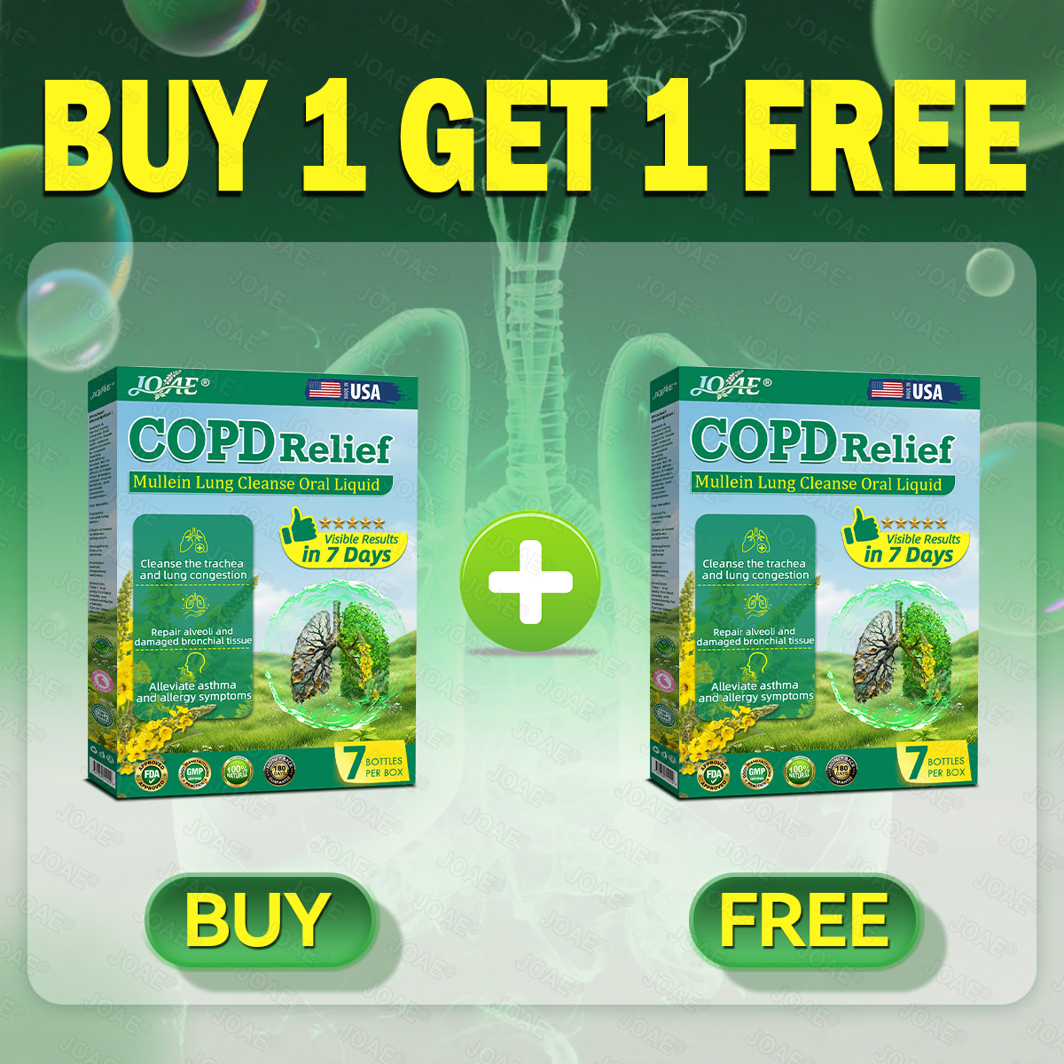 🌿FDA Approved|𝐉𝐎𝑨𝑬®COPD Relief – Mullein Lung Cleanse Oral Liquid(💝 Cough, wheezing, shortness of breath, sputum, stuffy nose, bronchitis, bronchitis, allergy symptoms, lung discomfort🫁)