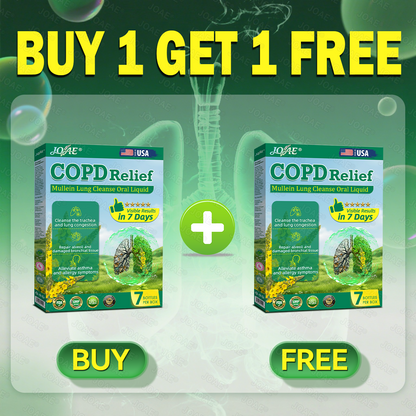 🌿FDA Approved|𝐉𝐎𝑨𝑬®COPD Relief – Mullein Lung Cleanse Oral Liquid(💝 Cough, wheezing, shortness of breath, sputum, stuffy nose, bronchitis, bronchitis, allergy symptoms, lung discomfort🫁)