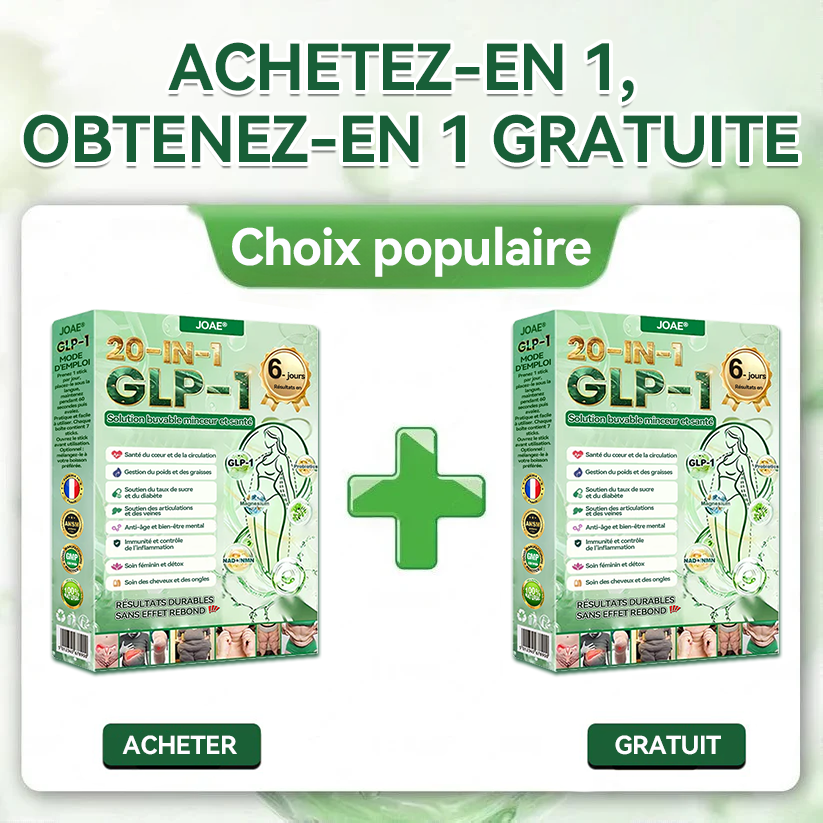 🔥 Boutique Officielle JOAE® | GLP-1 20-en-1 Slim & Health Oral Solution – 1 prise par jour, résultats en 6 jours 💧 100 milliards de probiotiques actifs pour mincir naturellement, réguler la glycémie et raffermir la peau.