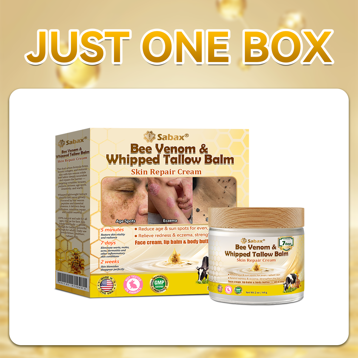 🇺🇸𝑶𝒇𝒇𝒊𝒄𝒊𝒂𝒍 𝑺𝒕𝒐𝒓𝒆|𝑺𝒂𝒃𝒂𝒙® 𝐁𝐞𝐞 𝐕𝐞𝐧𝐨𝐦 & 𝐖𝐡𝐢𝐩𝐩𝐞𝐝 𝐓𝐚𝐥𝐥𝐨𝐰 𝐁𝐚𝐥𝐦 Skin Repair Cream (𝐉𝐮𝐬𝐭 𝐨𝐧𝐜𝐞 𝐚 𝐝𝐚𝐲, 𝐯𝐢𝐬𝐢𝐛𝐥𝐞 𝐜𝐡𝐚𝐧𝐠𝐞𝐬 𝐢𝐧 𝟕 𝐝𝐚𝐲𝐬） ✅ Targets Age Spots, Wrinkles, Eczema, Redness, Stretch Marks, and Even Joint Issues.