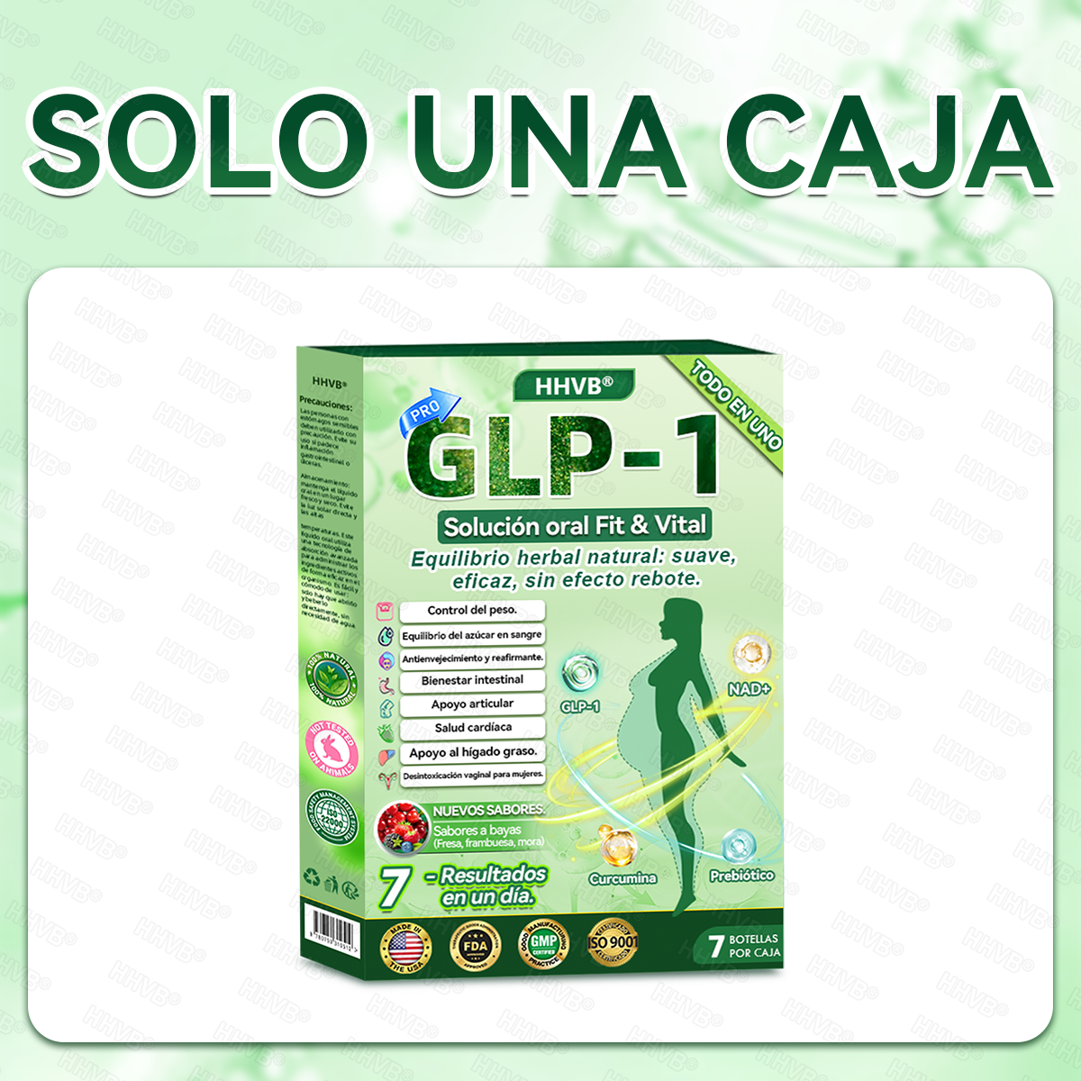 Tienda oficial | HHVB® NAD+ GLP-1 Pro ALL-IN-ONE Fit & Vital Oral Liquid (Solo una vez al día, resultados visibles en 7 días) ✅ Para obesidad, salud del corazón, diabetes, apnea del sueño, salud intestinal, articulaciones y más.