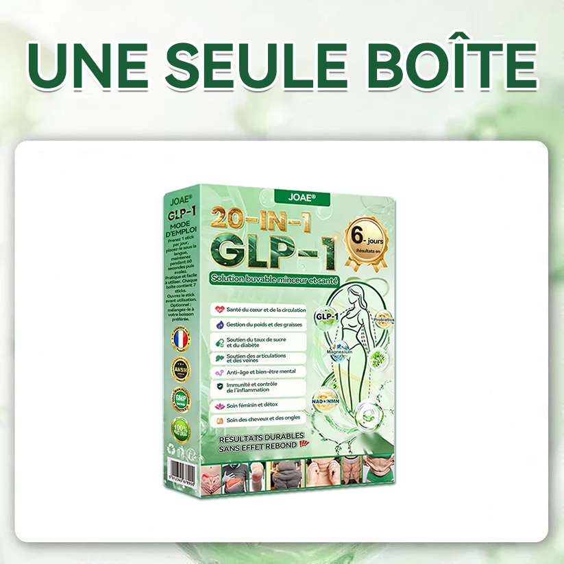 🔥 Boutique Officielle JOAE® | GLP-1 20-en-1 Slim & Health Oral Solution – 1 prise par jour, résultats en 6 jours 💧 100 milliards de probiotiques actifs pour mincir naturellement, réguler la glycémie et raffermir la peau.