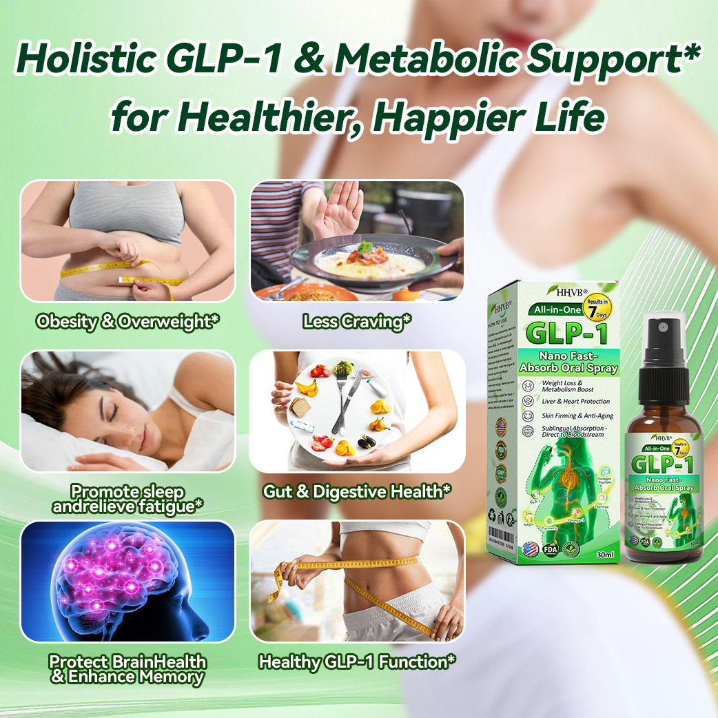 𝑶𝒇𝒇𝒊𝒄𝒊𝒂𝒍 𝑺𝒕𝒐𝒓𝒆 | 𝐇𝐇𝖵𝘽® 𝐺𝐿𝑃-𝟏  All-𝒊𝒏-𝑶𝒏𝒆 Nano Fast-Absorb Oral Spray  (𝐉𝐮𝐬𝐭 𝐨𝐧𝐜𝐞 𝐚 𝐝𝐚𝐲, 𝐯𝐢𝐬𝐢𝐛𝐥𝐞 𝐜𝐡𝐚𝐧𝐠𝐞𝐬 𝐢𝐧 𝟕 𝐝𝐚𝐲𝐬） ✅ 𝐅𝐨𝐫 𝐨𝐛𝐞𝐬𝐢𝐭𝐲, 𝐜𝐚𝐫𝐝𝐢𝐨𝐯𝐚𝐬𝐜𝐮𝐥𝐚𝐫 𝐡𝐞𝐚𝐥𝐭𝐡, 𝐝𝐢𝐚𝐛𝐞𝐭𝐞𝐬, 𝐬𝐥𝐞𝐞𝐩 𝐚𝐩𝐧𝐞𝐚, 𝐆𝐮𝐭 𝐇𝐞𝐚𝐥𝐭𝐡, 𝐣𝐨𝐢𝐧𝐭 𝐢𝐬𝐬𝐮𝐞𝐬, 𝐚𝐧𝐝 𝐦𝐨𝐫𝐞