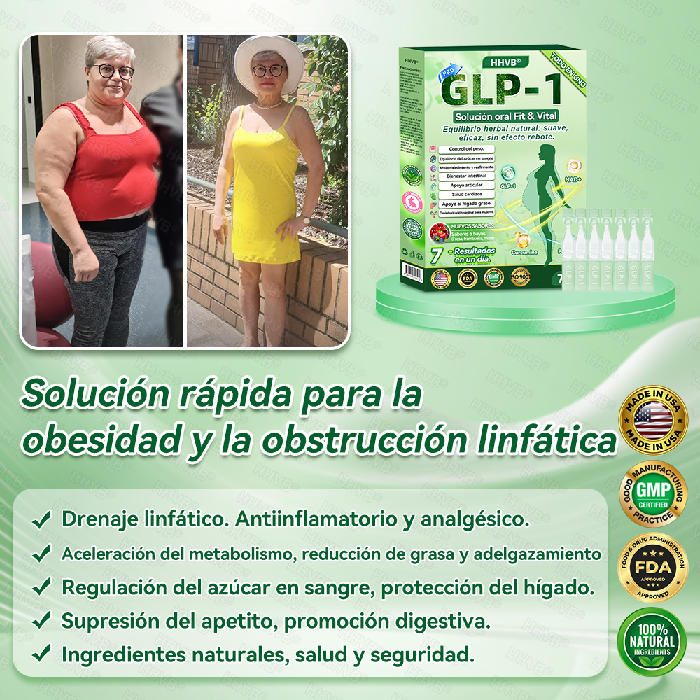 Tienda oficial | HHVB® NAD+ GLP-1 Pro ALL-IN-ONE Fit & Vital Oral Liquid (Solo una vez al día, resultados visibles en 7 días) ✅ Para obesidad, salud del corazón, diabetes, apnea del sueño, salud intestinal, articulaciones y más.