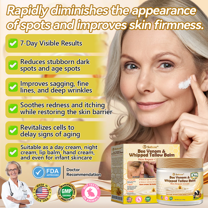 🇺🇸𝑶𝒇𝒇𝒊𝒄𝒊𝒂𝒍 𝑺𝒕𝒐𝒓𝒆|𝑺𝒂𝒃𝒂𝒙® 𝐁𝐞𝐞 𝐕𝐞𝐧𝐨𝐦 & 𝐖𝐡𝐢𝐩𝐩𝐞𝐝 𝐓𝐚𝐥𝐥𝐨𝐰 𝐁𝐚𝐥𝐦 Skin Repair Cream (𝐉𝐮𝐬𝐭 𝐨𝐧𝐜𝐞 𝐚 𝐝𝐚𝐲, 𝐯𝐢𝐬𝐢𝐛𝐥𝐞 𝐜𝐡𝐚𝐧𝐠𝐞𝐬 𝐢𝐧 𝟕 𝐝𝐚𝐲𝐬） ✅ Targets Age Spots, Wrinkles, Eczema, Redness, Stretch Marks, and Even Joint Issues.