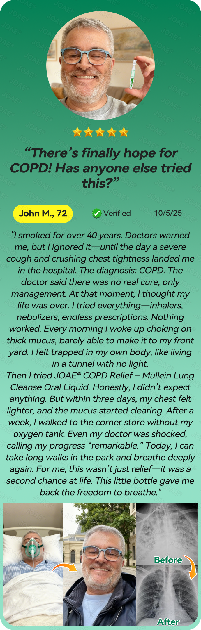 🌿FDA Approved|𝐉𝐎𝑨𝑬®COPD Relief – Mullein Lung Cleanse Oral Liquid(💝 Cough, wheezing, shortness of breath, sputum, stuffy nose, bronchitis, bronchitis, allergy symptoms, lung discomfort🫁)