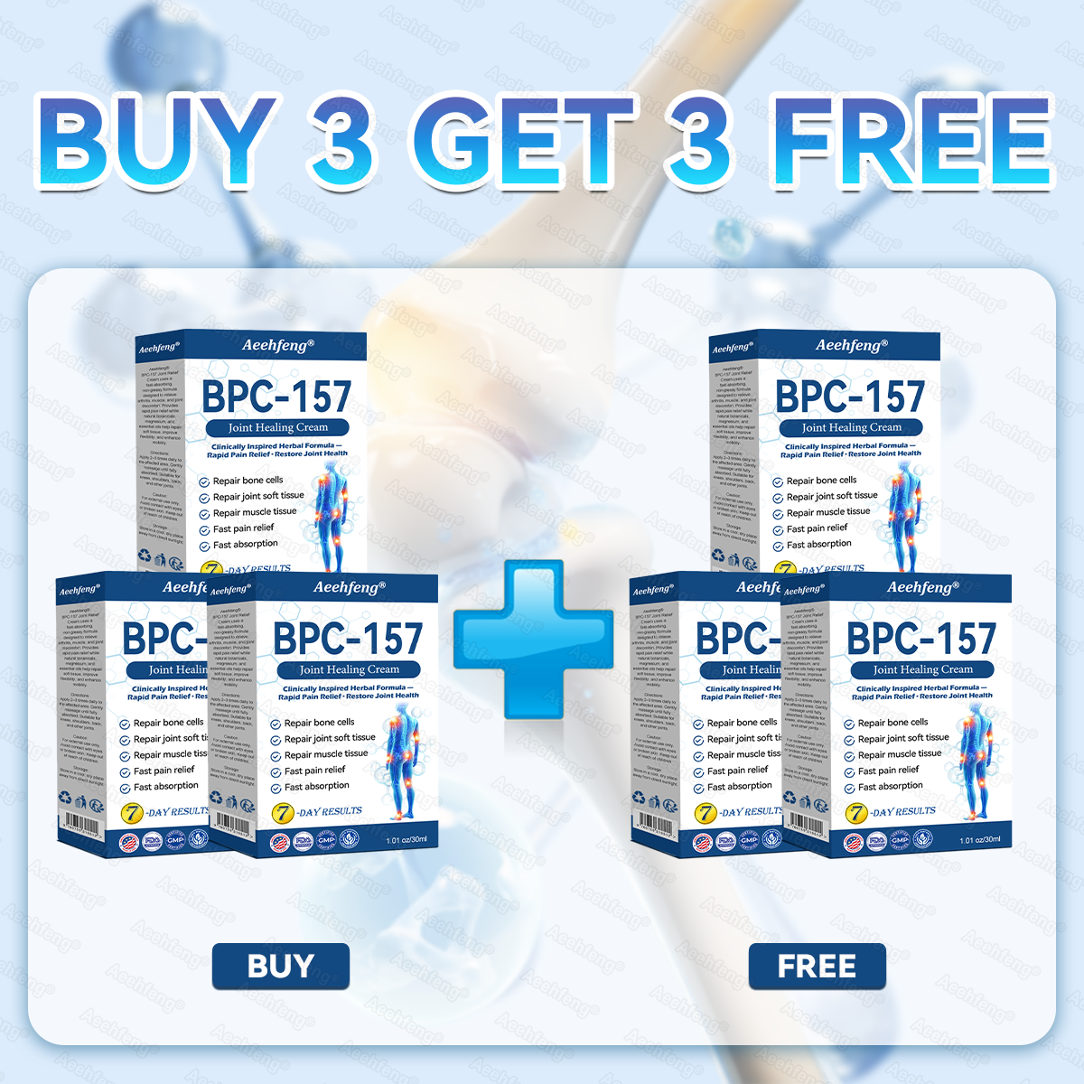 𝐀𝐞𝐞𝙝𝙛𝗲𝗻𝗴® BPC-157 Joint Healing Cream🦴Treats Arthritis, Neuropathy, Rheumatism, Sports Injuries & More 🤍