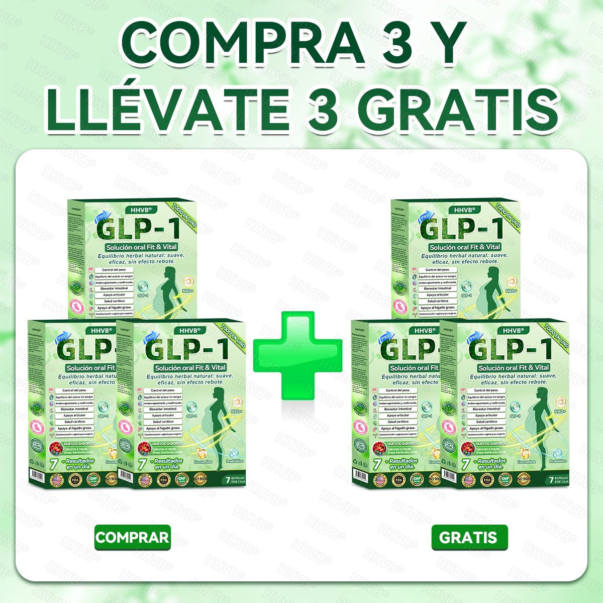 Tienda oficial | HHVB® NAD+ GLP-1 Pro ALL-IN-ONE Fit & Vital Oral Liquid (Solo una vez al día, resultados visibles en 7 días) ✅ Para obesidad, salud del corazón, diabetes, apnea del sueño, salud intestinal, articulaciones y más.