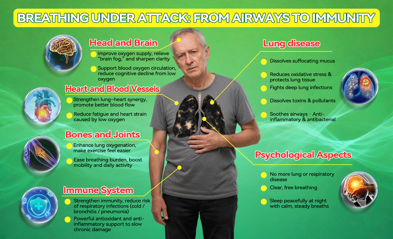 🌿FDA Approved|𝐉𝐎𝑨𝑬®COPD Relief – Mullein Lung Cleanse Oral Liquid(💝 Cough, wheezing, shortness of breath, sputum, stuffy nose, bronchitis, bronchitis, allergy symptoms, lung discomfort🫁)