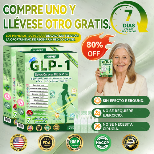Tienda oficial | HHVB® NAD+ GLP-1 Pro ALL-IN-ONE Fit & Vital Oral Liquid (Solo una vez al día, resultados visibles en 7 días) ✅ Para obesidad, salud del corazón, diabetes, apnea del sueño, salud intestinal, articulaciones y más.
