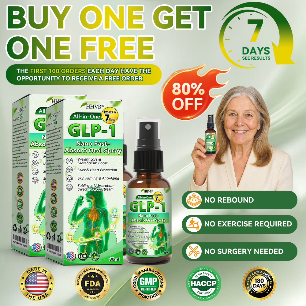 𝑶𝒇𝒇𝒊𝒄𝒊𝒂𝒍 𝑺𝒕𝒐𝒓𝒆 | 𝐇𝐇𝖵𝘽® 𝐺𝐿𝑃-𝟏  All-𝒊𝒏-𝑶𝒏𝒆 Nano Fast-Absorb Oral Spray  (𝐉𝐮𝐬𝐭 𝐨𝐧𝐜𝐞 𝐚 𝐝𝐚𝐲, 𝐯𝐢𝐬𝐢𝐛𝐥𝐞 𝐜𝐡𝐚𝐧𝐠𝐞𝐬 𝐢𝐧 𝟕 𝐝𝐚𝐲𝐬） ✅ 𝐅𝐨𝐫 𝐨𝐛𝐞𝐬𝐢𝐭𝐲, 𝐜𝐚𝐫𝐝𝐢𝐨𝐯𝐚𝐬𝐜𝐮𝐥𝐚𝐫 𝐡𝐞𝐚𝐥𝐭𝐡, 𝐝𝐢𝐚𝐛𝐞𝐭𝐞𝐬, 𝐬𝐥𝐞𝐞𝐩 𝐚𝐩𝐧𝐞𝐚, 𝐆𝐮𝐭 𝐇𝐞𝐚𝐥𝐭𝐡, 𝐣𝐨𝐢𝐧𝐭 𝐢𝐬𝐬𝐮𝐞𝐬, 𝐚𝐧𝐝 𝐦𝐨𝐫𝐞