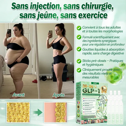🔥 Boutique Officielle JOAE® | GLP-1 20-en-1 Slim & Health Oral Solution – 1 prise par jour, résultats en 6 jours 💧 100 milliards de probiotiques actifs pour mincir naturellement, réguler la glycémie et raffermir la peau.