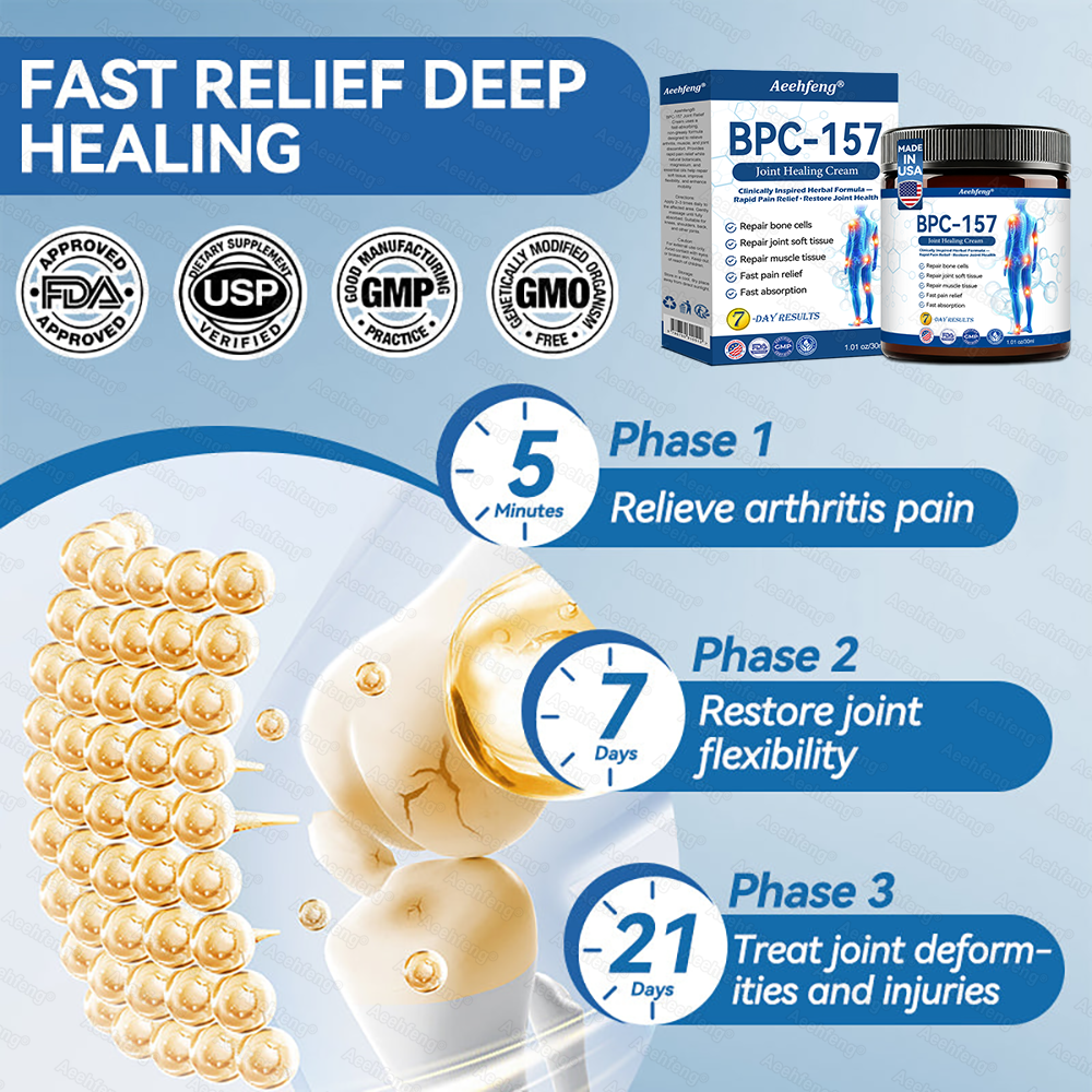 𝐀𝐞𝐞𝙝𝙛𝗲𝗻𝗴® BPC-157 Joint Healing Cream🦴Treats Arthritis, Neuropathy, Rheumatism, Sports Injuries & More 🤍